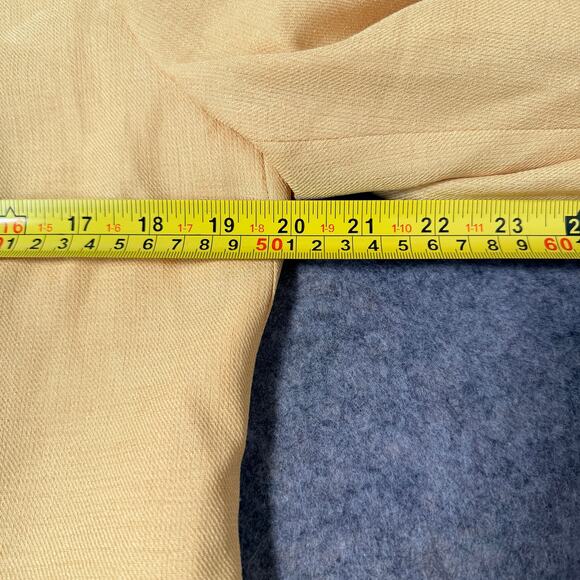 Le Suit Womens Yellow Single Button Long Sleeve Professional Blazer Jacket Sz 10 - Picture 9 of 10